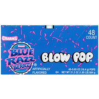 Blow Pops Blue Razz Berry - 48 Each